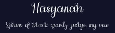Hasyanah by FreshtypeINK — Script Handwritten Font — thumbnail 2