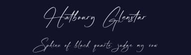 Hatboury Glenstar by Letterena Studios — Script Handwritten Font — thumbnail 2