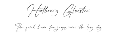 Hatboury Glenstar by Letterena Studios — Script Handwritten Font — thumbnail 1