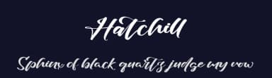 Hatchill by Kong Font — Script Handwritten Font — thumbnail 2
