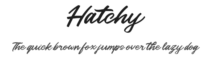 Hatchy by Typevora Studio — Script Handwritten Font