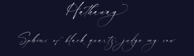 Hathaway by Lunas Type — Script Handwritten Font — thumbnail 2