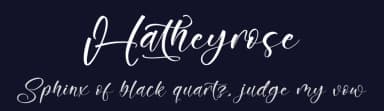 Hatheyrose by Letterena Studios — Script Handwritten Font — thumbnail 2