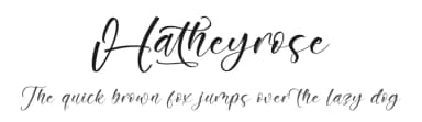 Hatheyrose by Letterena Studios — Script Handwritten Font — thumbnail 1