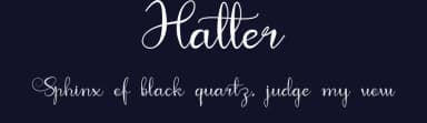 Hatter by Design Vector10 — Script Handwritten Font — thumbnail 2