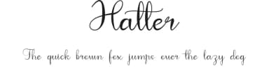 Hatter by Design Vector10 — Script Handwritten Font — thumbnail 1