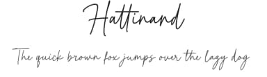 Hattinand by Sronstudio — Script Handwritten Font — thumbnail 1