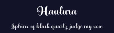Haulura by Gatype — Script Handwritten Font — thumbnail 2