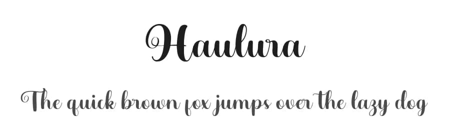Haulura by Gatype — Script Handwritten Font — preview 1