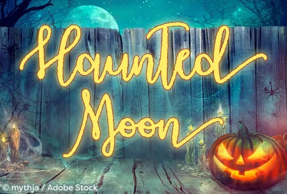Haunted Moon Font by Misti — Script Handwritten Font