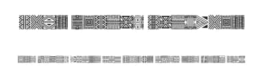 Haus Ethnik Dingbats by Baynham Goredema — Dingbats Font — thumbnail 1