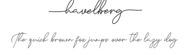 Havelberg by Edric Studio — Script Handwritten Font — thumbnail 1