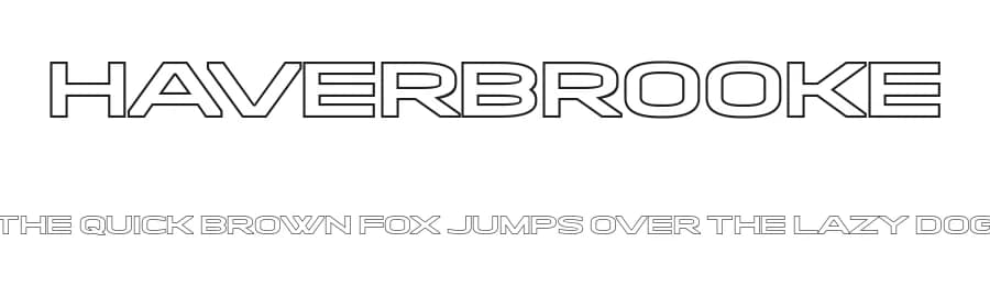 Haverbrooke by Chequered Ink — Sans Serif Font