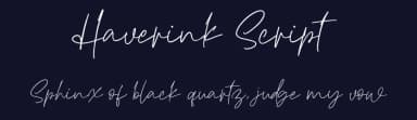 Haverink Script by Vz Type — Script Handwritten Font — thumbnail 2