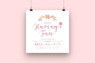 Having Fun Font by Rifki (7ntypes) — Script Handwritten Font — thumbnail 4