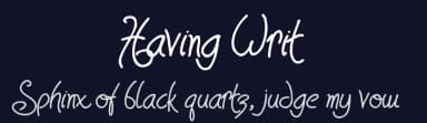 Having Writ by HypoTypo — Script Handwritten Font — thumbnail 2