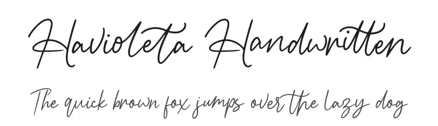Havioleta Handwritten by Typetemp Studio — Script Handwritten Font