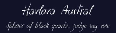Havlova Austral by Fereydoun Rostam — Script Handwritten Font — thumbnail 2