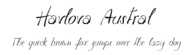 Havlova Austral by Fereydoun Rostam — Script Handwritten Font — thumbnail 1