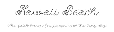 Hawaii Beach by RB Fonts — Script Handwritten Font — thumbnail 1