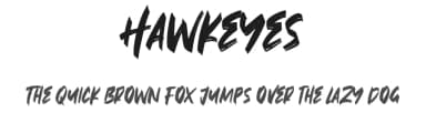 Hawkeyes by Maulana Creative — Script Handwritten Font — thumbnail 1