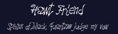 Hawt Friend by Xerographer Fonts — Script Handwritten Font — thumbnail 2
