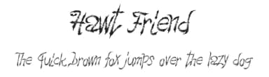Hawt Friend by Xerographer Fonts — Script Handwritten Font — thumbnail 1