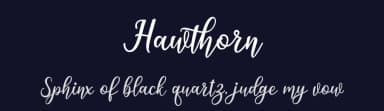 Hawthorn by Amarlettering - Takiy — Script Handwritten Font — thumbnail 2