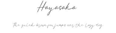 Hayasaka by Saiful Bahri — Script Handwritten Font — thumbnail 1