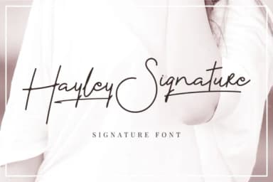 Hayley Font by yellowline — Script Handwritten Font — thumbnail 1
