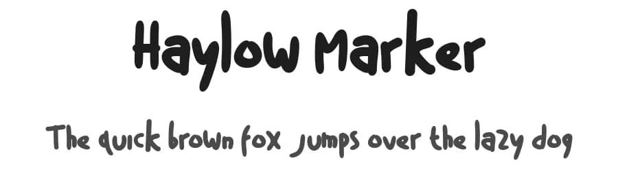 Haylow Marker by Kurnia Setyadi — Script Handwritten Font