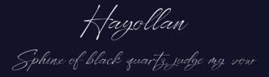 Hayollan by Alit Design — Script Handwritten Font — thumbnail 2