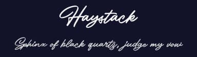 Haystack by Letterhend Studio — Script Handwritten Font — thumbnail 2