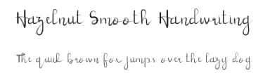 Hazelnut Smooth Handwriting by Edric Studio — Script Handwritten Font — thumbnail 1