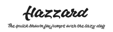 Hazzard by Dirtyline Studio — Script Handwritten Font — thumbnail 1