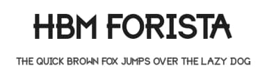 HBM Forista by Here Be Monsters — Sans Serif Font — thumbnail 1
