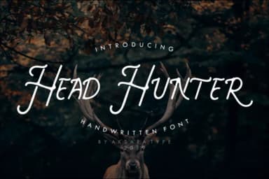Head Hunter Font by pandastock — Script Handwritten Font — thumbnail 1