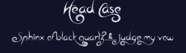 Head Case by JSH creates — Script Handwritten Font — thumbnail 2