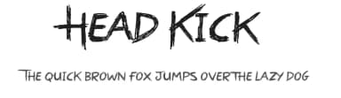 Head Kick by JSH creates — Script Handwritten Font — thumbnail 1