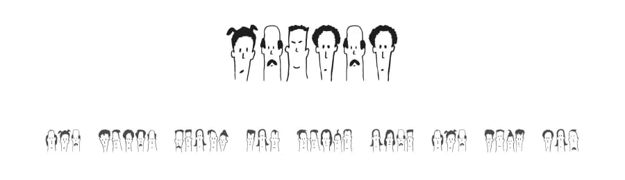 Headed by Vladimir Nikolic — Dingbats Font