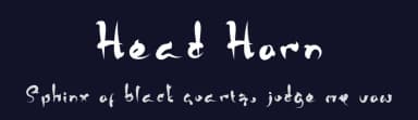 Head Horn by Reffan Suseno — Script Handwritten Font — thumbnail 2