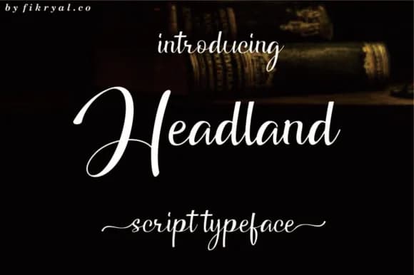 Headland Font by Fikryal Studio — Script Handwritten Font