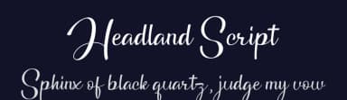 Headland Script by Fikryal studio — Script Handwritten Font — thumbnail 2