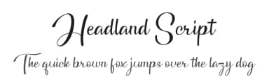 Headland Script by Fikryal studio — Script Handwritten Font — thumbnail 1