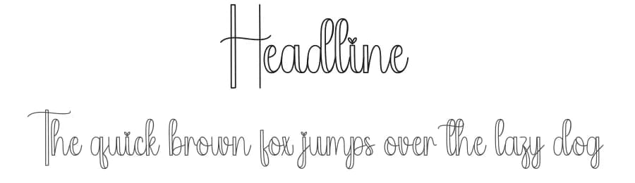 Headline by Scratchones — Script Handwritten Font
