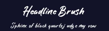 Headline Brush by MJB Letters — Script Handwritten Font — thumbnail 2