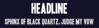 Headline by HPLHS Prop Fonts — Sans Serif Font — thumbnail 2