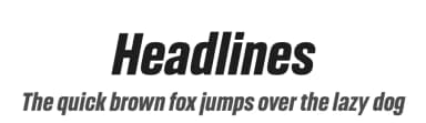 Headlines by Anita Jürgeleit — Sans Serif Font — thumbnail 1