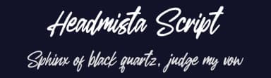 Headmista Script by Tebaltipis Studio — Script Handwritten Font — thumbnail 2