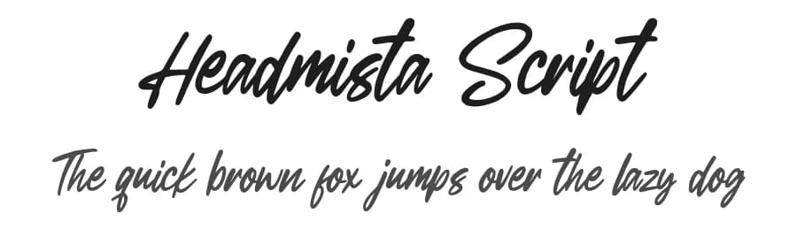 Headmista Script by Tebaltipis Studio — Script Handwritten Font